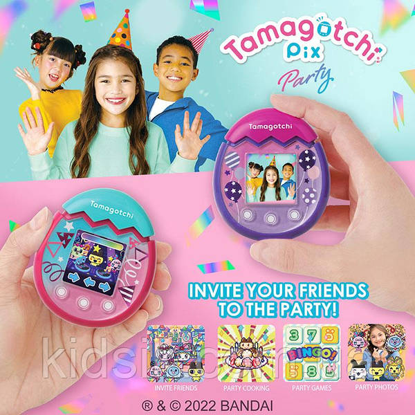 Tamagotchi Pix - Party (Confetti) (42906), Confetti (Pink)