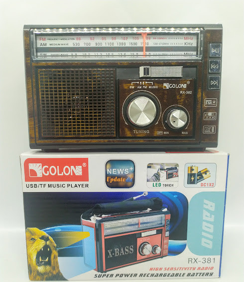 Портативный Радиоприемник Golon RX-381 с Mp3 и Фонариком — Купить ...