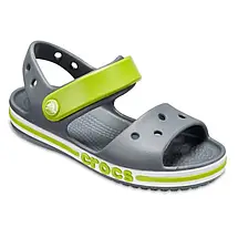 Дитячі Сандалі Crocs Крокс Баябенд Кідс — Чорно-гірчичні, фото 6