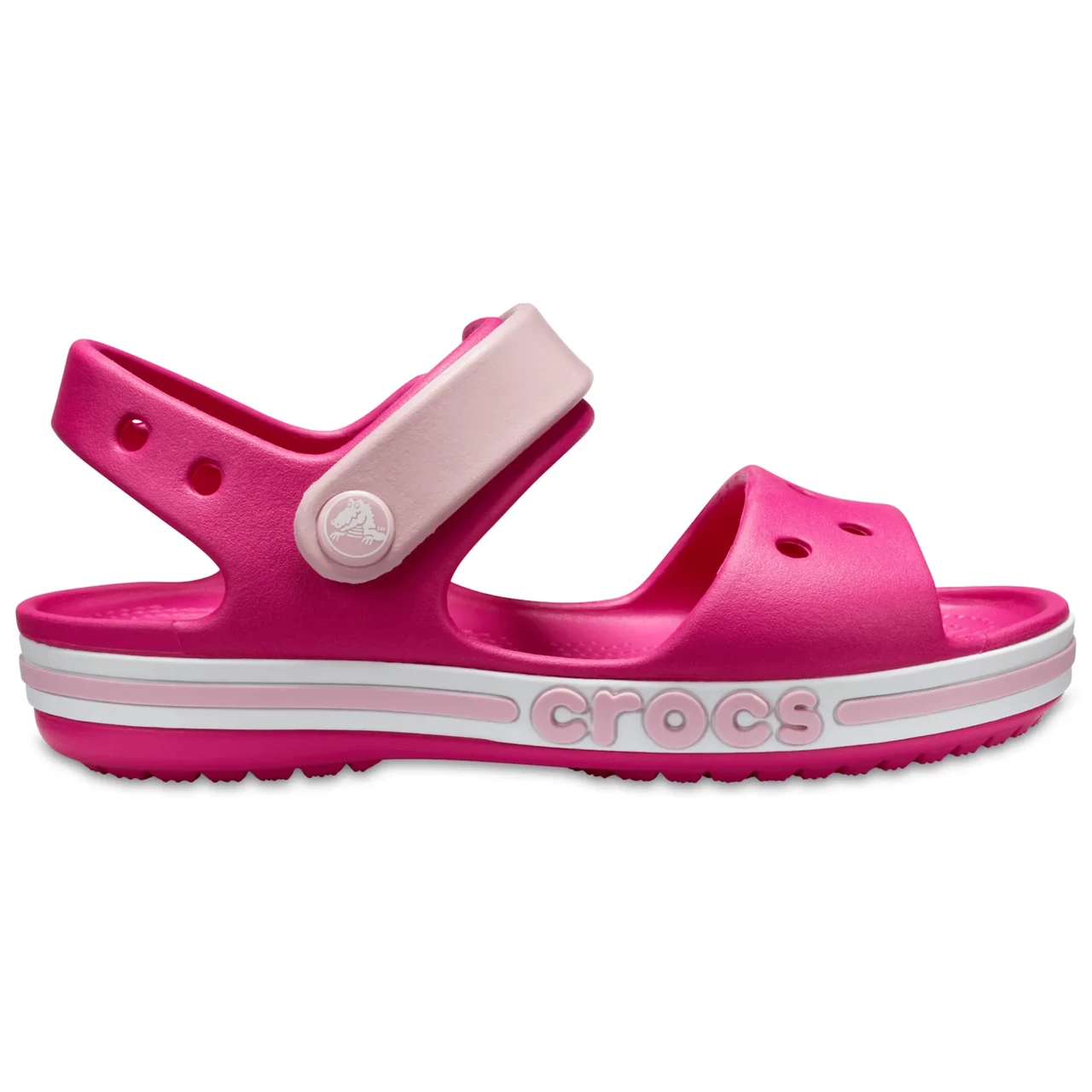 Дитячі Сандалі Crocs Крокс Баябенд Кідс — Цукерково-рожеві