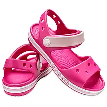 Дитячі Сандалі Crocs Крокс Баябенд Кідс — Цукерково-рожеві, фото 6