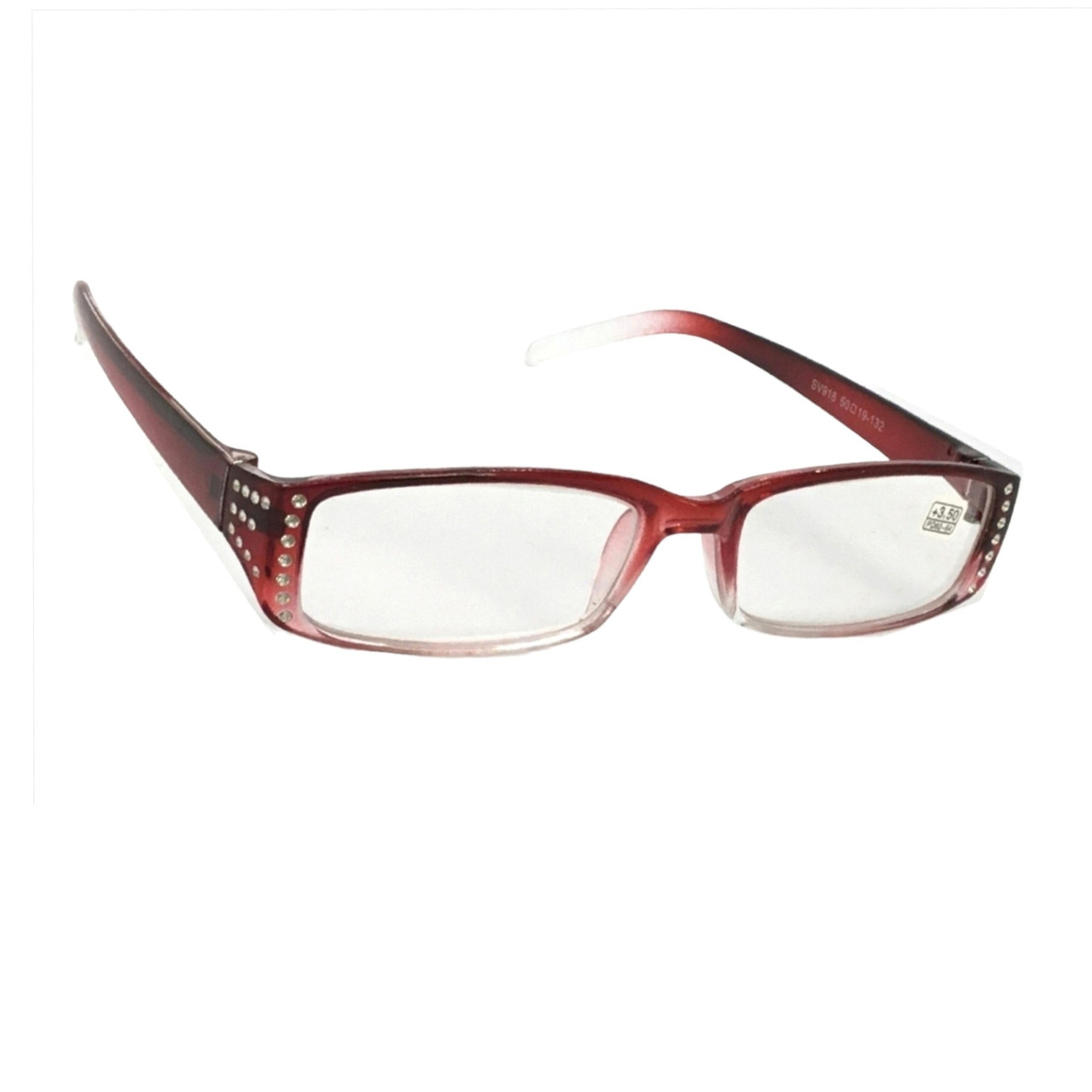 Жіночі дешеві окуляри з білою лінзою 918