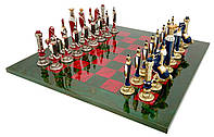 Шахматная деревянная доска с тематическими фигурами "Rinascimento Fiorentino" от итальянского бренда Italfama