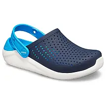 Crocs Kids’ LiteRide Clog Navy/White — Дитячі Сабо Крокс ЛайтРайд Темно-сині / Білі — Оригінал, фото 6