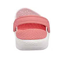 Crocs Kids’ LiteRide Clog Powder / White — Дитячі Сабо Крокс ЛайтРайд Пудрові / Білі — Оригінал, фото 5