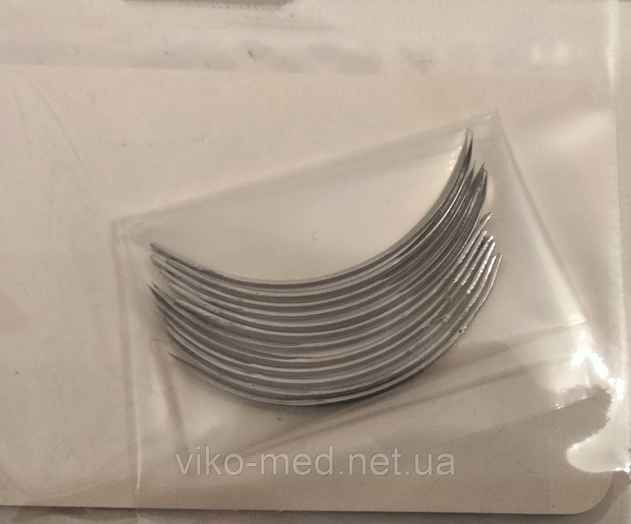 Голки хірургічні ріжучі, 3/8, №14 (3В1-0.7*22), в пачці 12 штук, фото 1