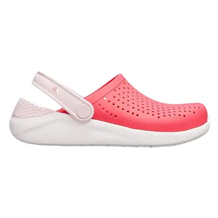 Crocs Kids’ LiteRide Clog Poppy / White — Дитячі Сабо Крокс ЛайтРайд Червоні / Білі — Оригінал, фото 1
