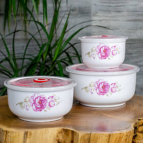 Набір керамічних судочків 3 Шт, фото 1