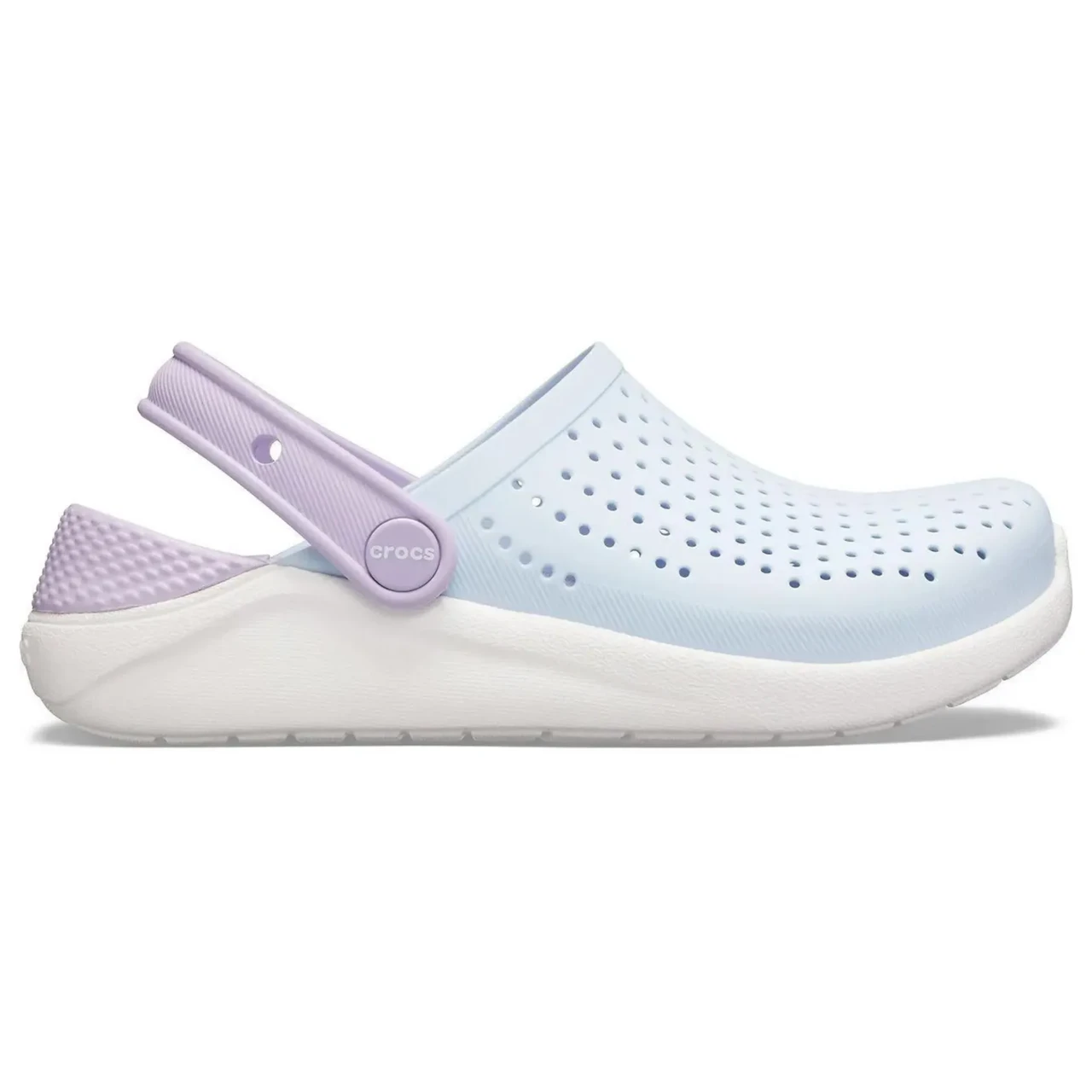 Crocs Kids’ LiteRide Clog Mineral Blue / White — Дитячі Сабо Крокс ЛайтРайд Мінерально-Сині / Білі — Оригінал