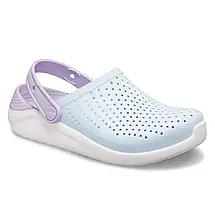 Crocs Kids’ LiteRide Clog Mineral Blue / White — Дитячі Сабо Крокс ЛайтРайд Мінерально-Сині / Білі — Оригінал, фото 3