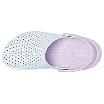 Crocs Kids’ LiteRide Clog Mineral Blue / White — Дитячі Сабо Крокс ЛайтРайд Мінерально-Сині / Білі — Оригінал, фото 4
