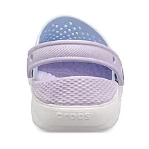Crocs Kids’ LiteRide Clog Mineral Blue / White — Дитячі Сабо Крокс ЛайтРайд Мінерально-Сині / Білі — Оригінал, фото 5