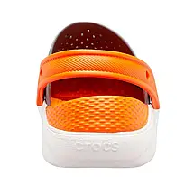 Crocs Kids’ LiteRide Clog Charcoal / White — Дитячі Сабо Крокс ЛайтРайд Антрацитово-Сірі / Білі — Оригінал, фото 5