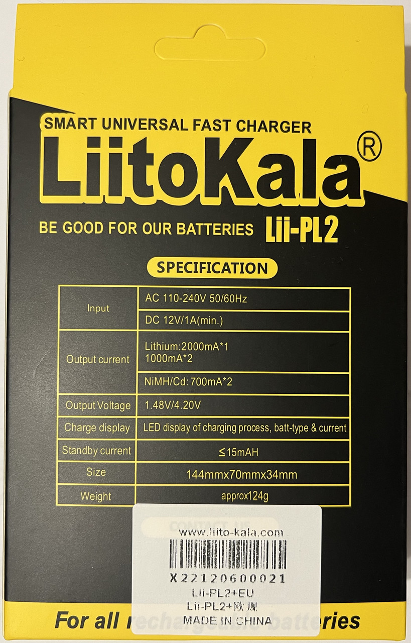 Зарядное устройство LiitoKala Lii-PL2 - фото 5 - id-p438610608
