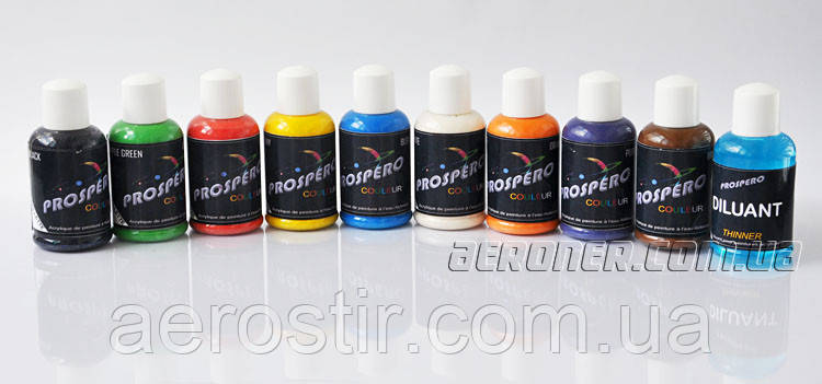Фарба для аерографії Prospero sparkling acrylic 10-60