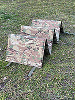 Каремат-килимок тактичний розкладний олива ЗСУ 6 секцій військовий армійський каремат для сидіння поджопник cvb