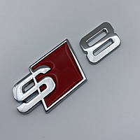 Шильдик эмблема на крыло Audi S line на кузов Audi S8