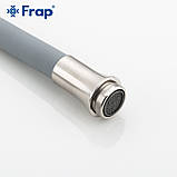 Змішувач для кухні Frap F4448 з гнучким виливом, сатин, фото 6