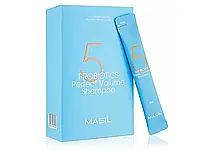 Шампунь для объема волос с пробиотиками Masil 5 Probiotics Perfect Volume Shampoo, 20 штук по 8 мл Южная Корея