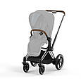 Шасі ePriam 4.0 & каркас Cybex RBA Chrome Brown, фото 3