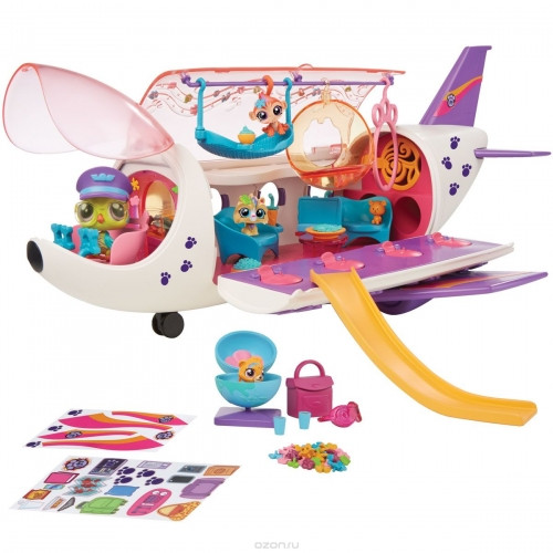 Игровой набор Самолет для зверюшек Пет Шоп Pet Shop Pet Jet - фото 6 - id-p305811567