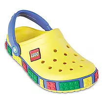 Crocs Kids' Crocband LEGO Yellow — Дитячі Сабо Крокс Крокбенд LEGO Жовті — Оригінал, фото 3