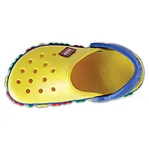 Crocs Kids' Crocband LEGO Yellow — Дитячі Сабо Крокс Крокбенд LEGO Жовті — Оригінал, фото 4