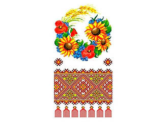 Заготовка для вишивки весільного рушн. без малюнка КР-2010 ТМ Каролінка Азовя