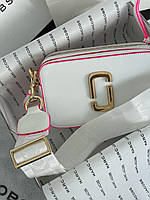 Женская Сумка Marc Jacobs The Snapshot White Pink