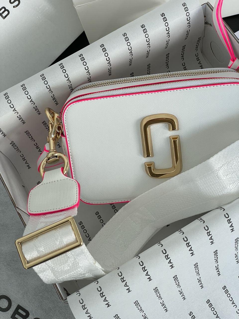 Жіноча Сумка Marc Jacobs The Snapshot White Pink