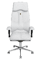 Эргономичное кресло для руководителей KULIK SYSTEM BUSINESS, Белый (ID 0603)