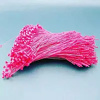 Ярлыкодержатель пластиковый кольцевой для крепления бирок и ярлыков вручную 1000 штук 12 см розовый