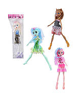 Кукла Monster High 1006, Монстер Хай, шарнирная детская игрушка, 28 см, 4 вида, куколка для девочек