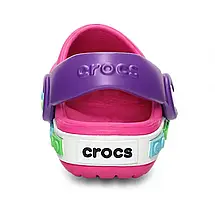 Crocs Kids' Crocband LEGO Fuchsia — Дитячі Сабо Крокс Крокбенд LEGO Фуксія — Оригінал, фото 2
