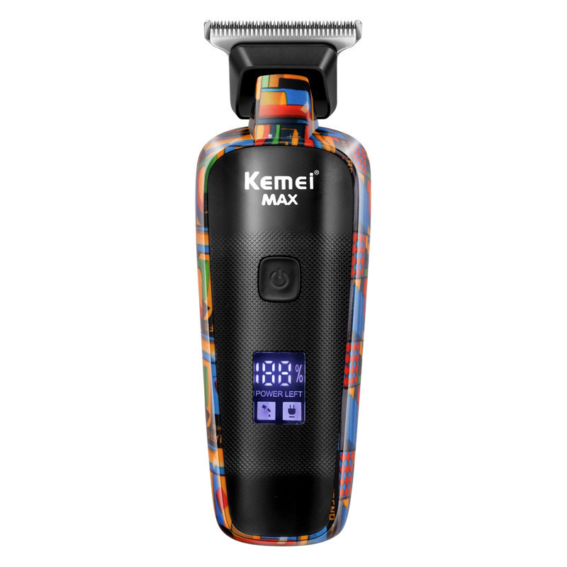 Машинка для стриження волосся Kemei KM-MAX5090 з насадками леза неіржавка сталь