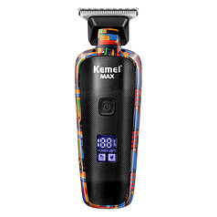Машинка для стриження волосся Kemei KM-MAX5090 з насадками леза неіржавка сталь