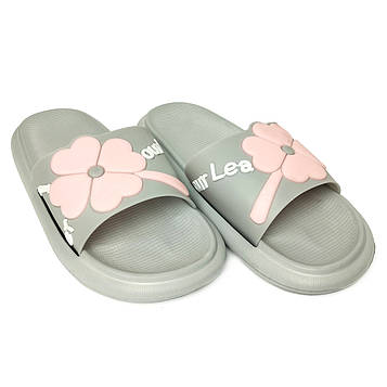 Жіночі шльопанці LuckLine сірий