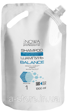 Шампунь для всіх типів волосся JNOWA Professional 1 Balance Shampoo (дой-пак)