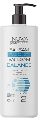Бальзам для всіх типів волосся, з дозатором JNOWA Professional 2 Balance Hair Balm