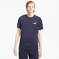 Футболка ESS Small Logo Tee 58666806 Puma L Темно-синий