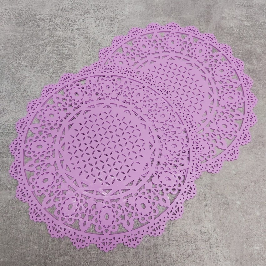 Підставка під гаряче 2 шт Stenson 886 фіолетова, фото 1