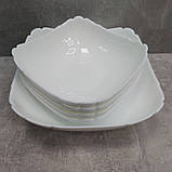 Набір салатників 5 предметів Luminarc Lotusia (4 шт - 15 см, 1 шт - 20 см) V1096, фото 5