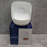 Набір салатників 5 предметів Luminarc Lotusia (4 шт - 15 см, 1 шт - 20 см) V1096, фото 6