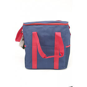 Сумка-холодильник 35*22*39 см A-Plus 6010 синя з червоним (термосумка)