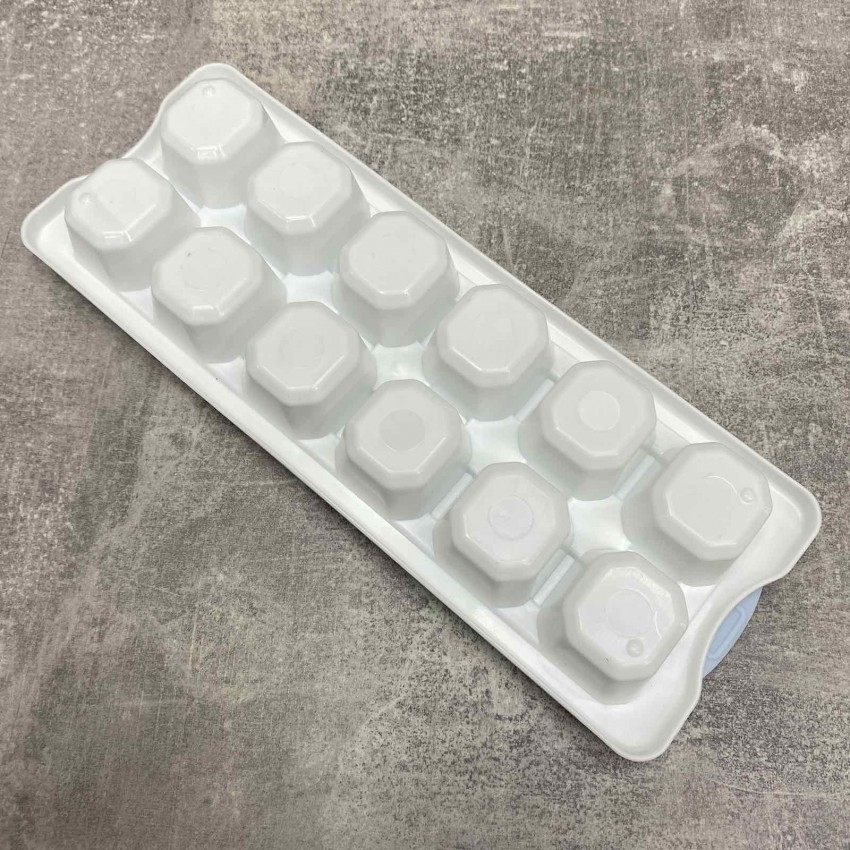 Форма для льоду 26*10*4 см akay Plastik AK-279 біла з блакитним, фото 1