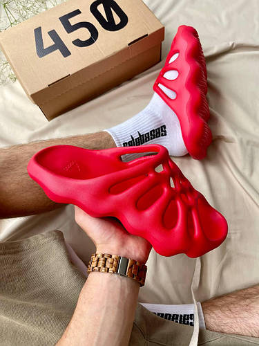 Шлепанцы Adidas Yeezy 450 Slide Red / Адидас Изи 450 Слайд Красные ...