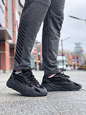 Чоловічі кросівки Adidas Yeezy Boost 700 V2 Vanta Black FU6684, фото 6