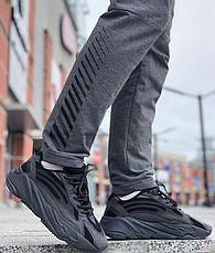 Чоловічі кросівки Adidas Yeezy Boost 700 V2 Vanta Black FU6684, фото 3