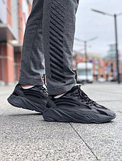Чоловічі кросівки Adidas Yeezy Boost 700 V2 Vanta Black FU6684, фото 5
