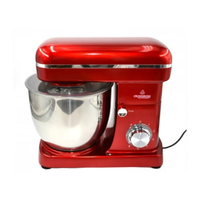 Кухонний комбайн Crownberg CB-3406 Тестомес 2200 вт червоний
